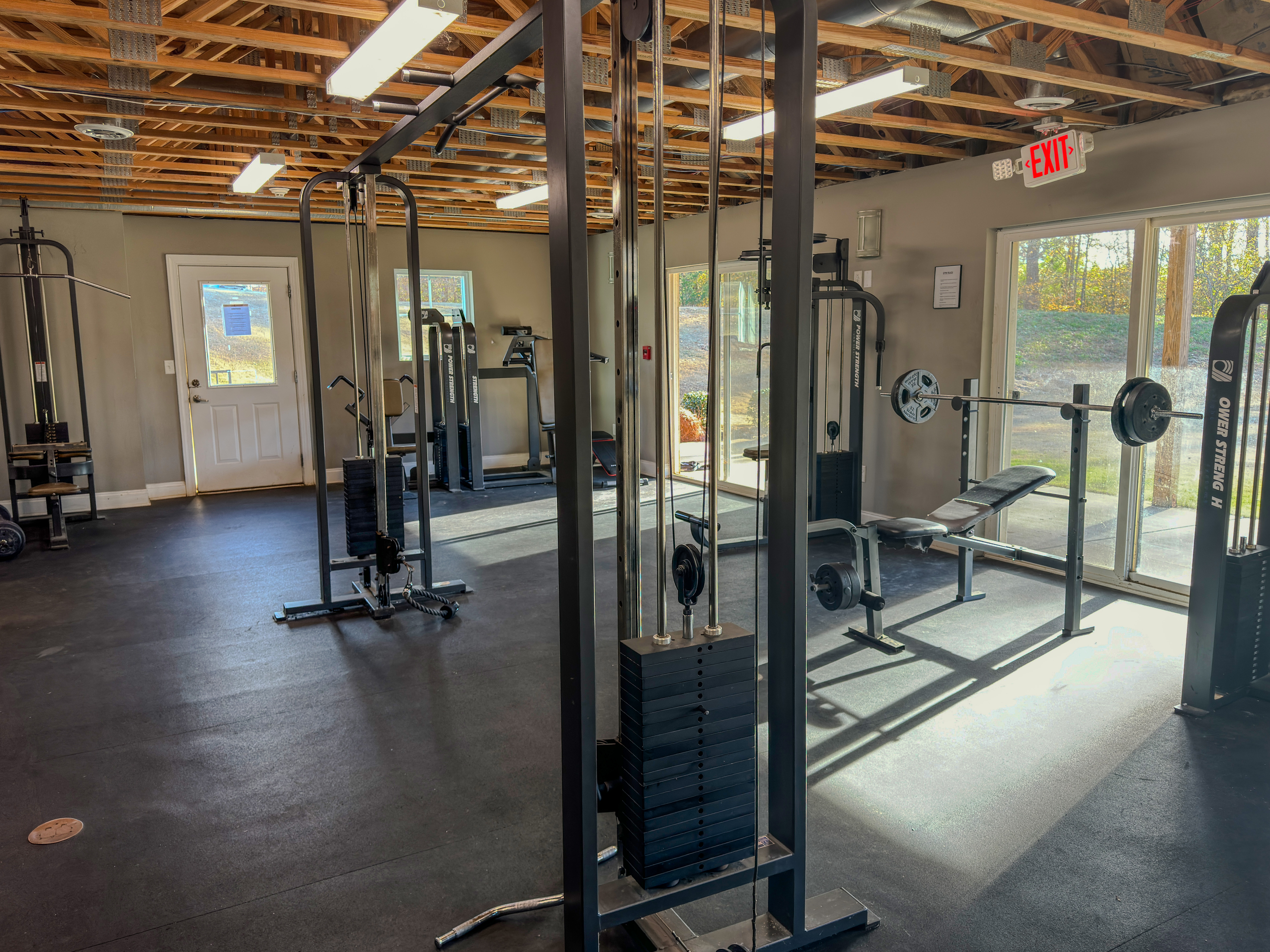 Fitness studio at Abbey Glen